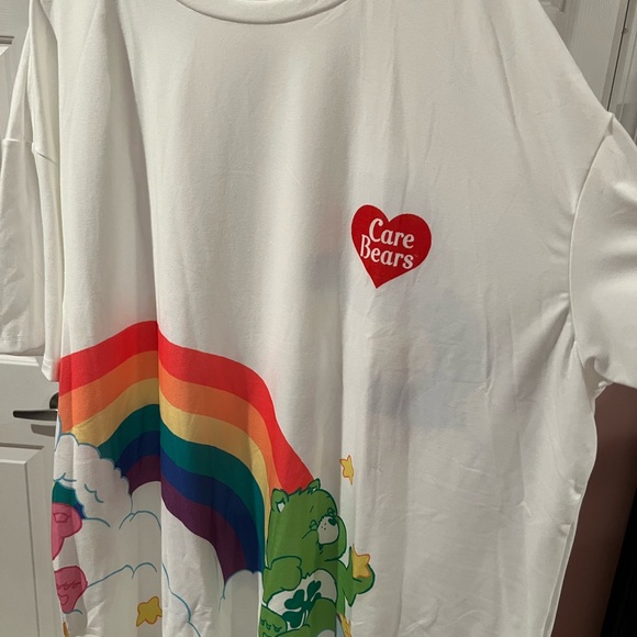 Care Bears Tops - SHEIN X Care Bears Plus Size Tee with Rainbow and Heart Size 4X NWOT